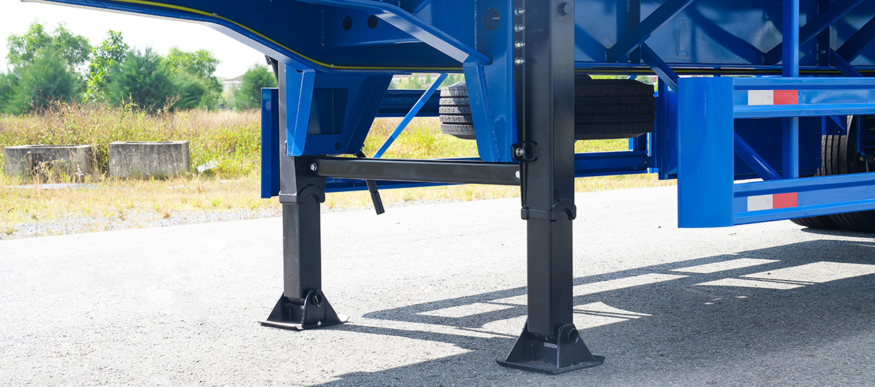 Sơ mi rơ moóc sàn 3 trục 40’ 8 khóa (Thép AG700)