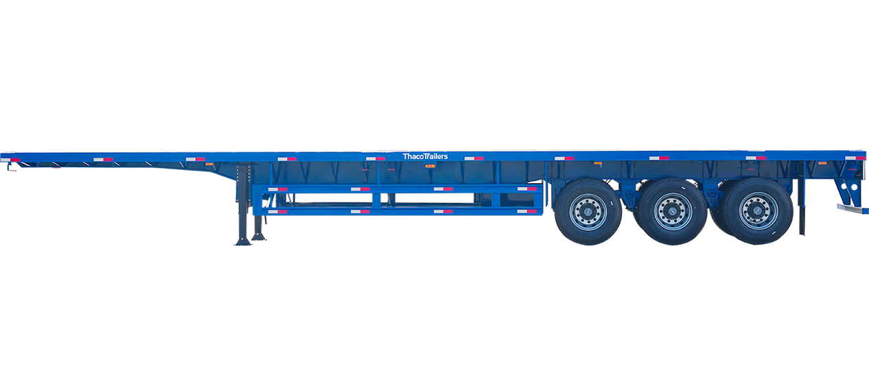 Sơ mi rơ moóc sàn 3 trục 45′ 10 khóa