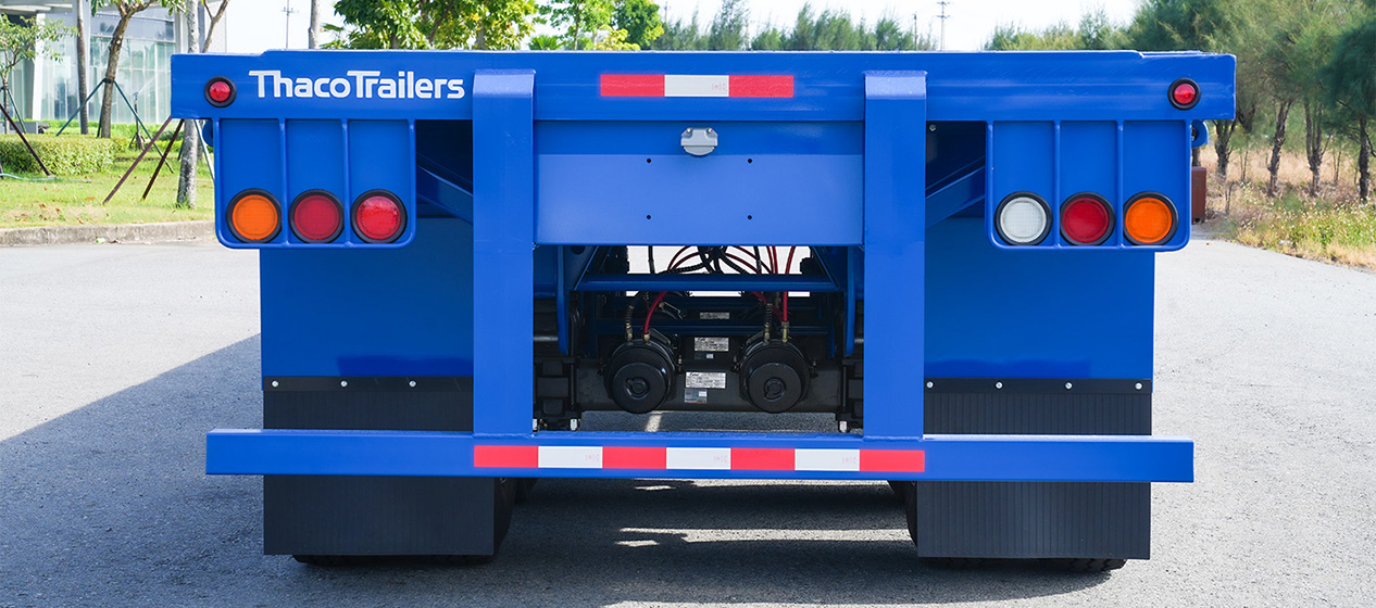 Sơ mi rơ moóc sàn 3 trục 45′ 10 khóa