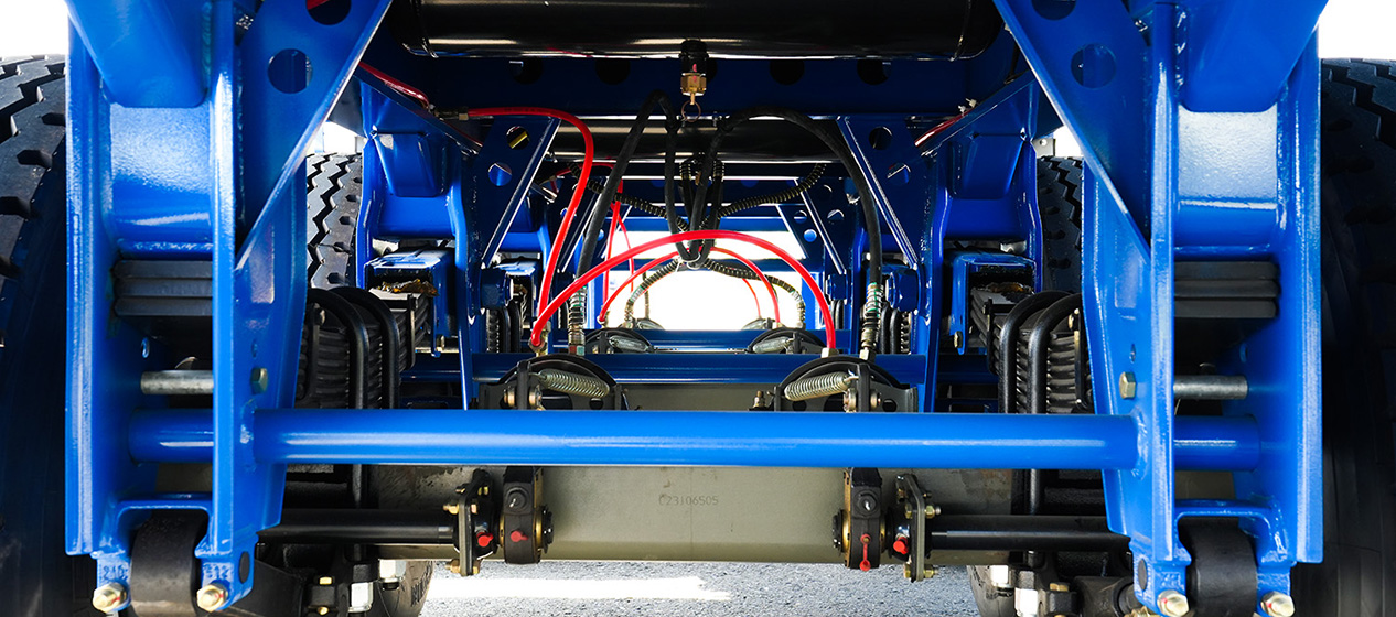 Sơ mi rơ moóc sàn 3 trục 45′ 10 khóa