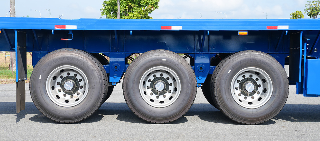 Sơ mi rơ moóc sàn 3 trục 45′ 10 khóa