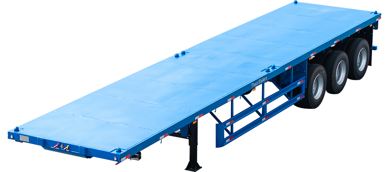 Sơ mi rơ moóc sàn 3 trục 40’ 8 khóa (Thép AG700)