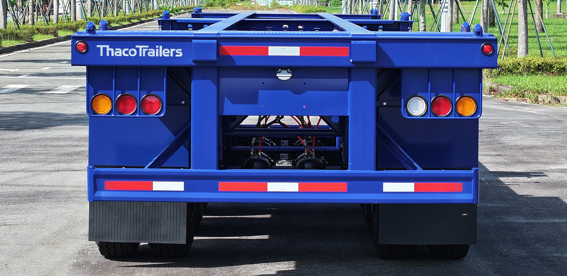 Sơ mi rơ moóc Xương 45’ 3 trục 12 khóa