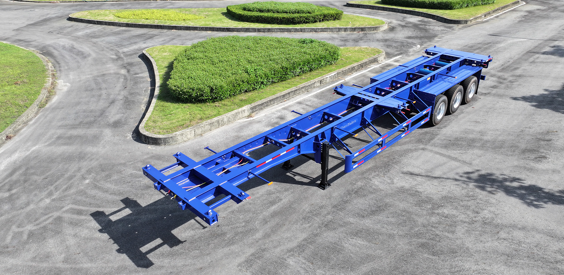 Sơ mi rơ moóc Xương 45’ 3 trục 12 khóa