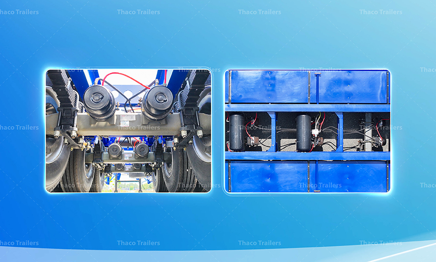 Mooc xương 45 feet trang bị hệ thống phanh Locke