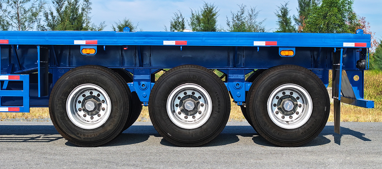 Sơ mi rơ moóc sàn 3 trục 40' 12 khóa