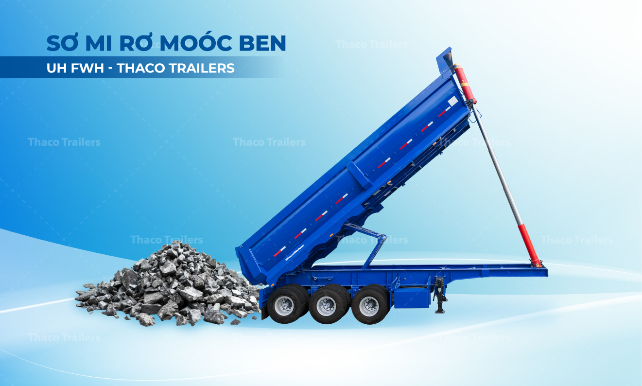 Sơ mi rơ moóc Ben UH – FWH thiết kế cải tiến, hiệu suất vượt trội