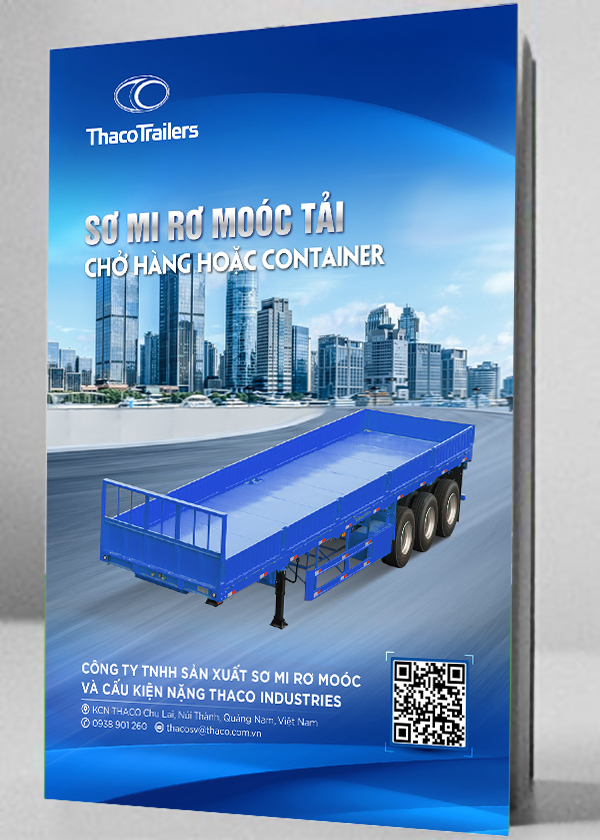 leaflet sơ mi ro mooc tải lửng