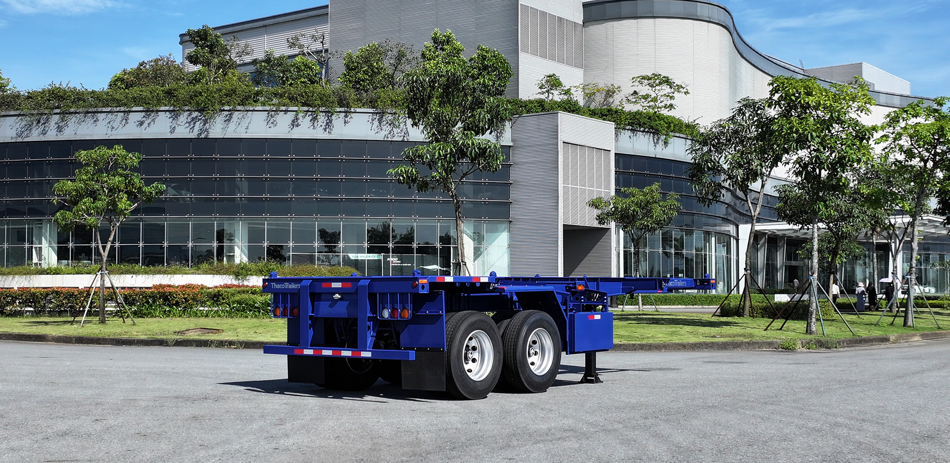 Sơ mi rơ moóc xương 2 trục 20' 8 khoá 3