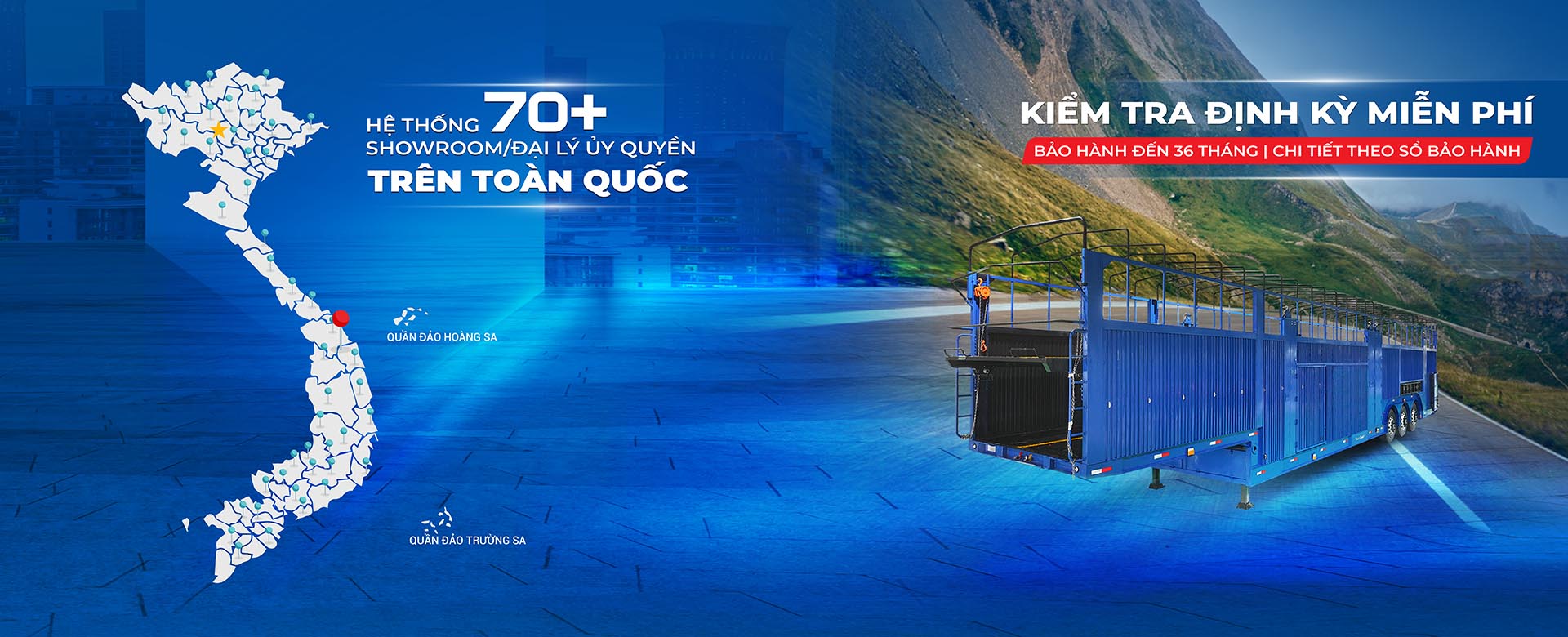 banner xe chở ô tô