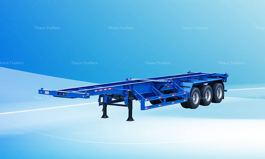 Sơ mi rơ moóc là loại moóc không có trục trước, được liên kết với đầu kéo bằng mâm kéo