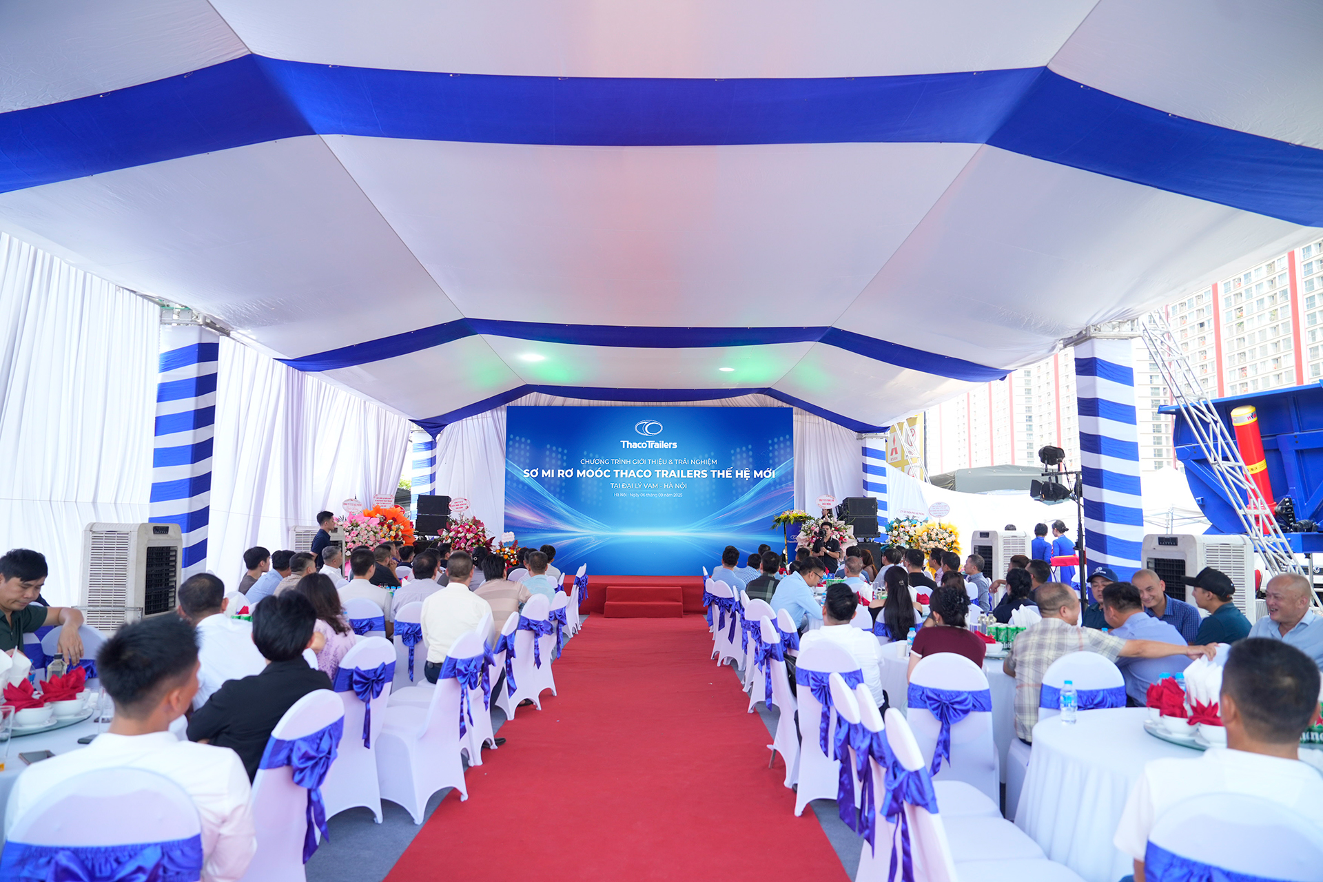“Chương trình giới thiệu & trải nghiệm sản phẩm sơ mi rơ moóc thế hệ mới” của Thaco Trailers