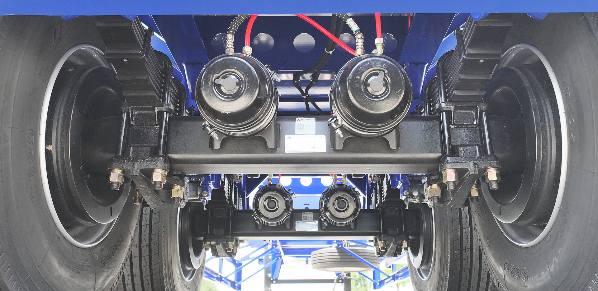 Sơ mi rơ moóc Xương Thaco Trailers 40' 2 trục 12 khóa