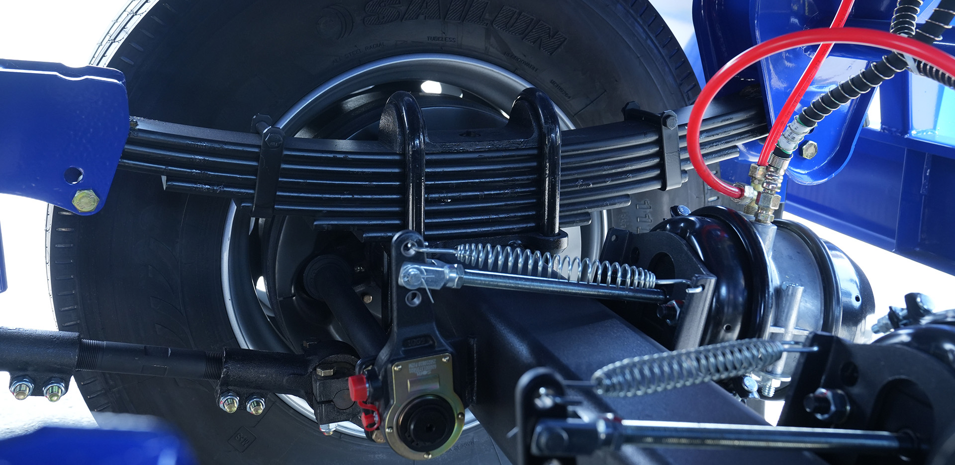 Sơ mi rơ moóc Xương Thaco Trailers 40' 2 trục 12 khóa