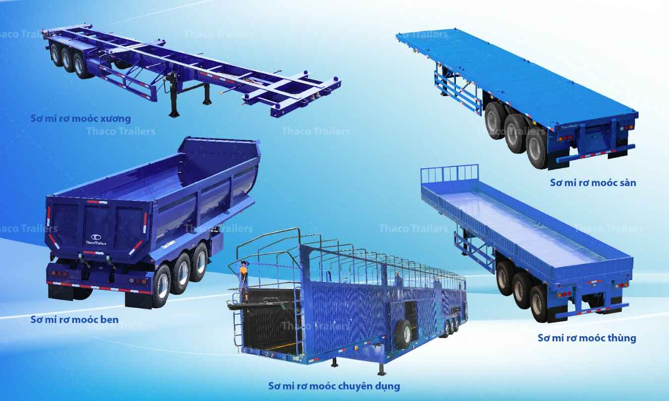 sơ mi rơ mooc Thaco Trailers giúp doanh nghiệp tránh các mức phạt quá tải